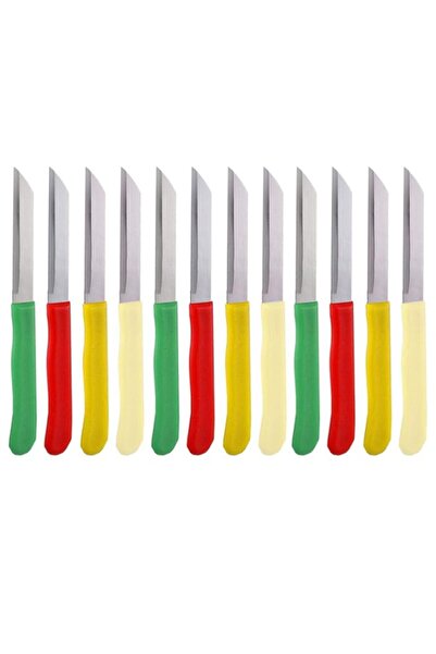 Generic PRECISIONWARE 12-Piece Multi-Color Kitchen Knife Set – Ultra Sharp St...