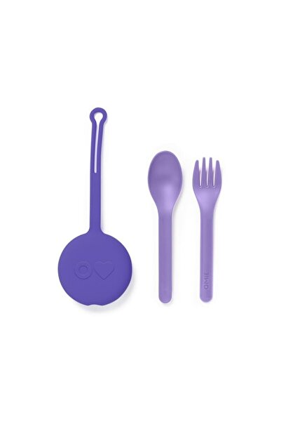 Generic OmieBox Kids Utensils Set with Case - 2 Piece Plastic, Reusable Fork ...