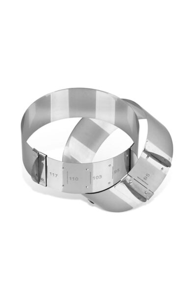 Generic FMprofessional 21601 Cake Dessert Rings, 2 in, stainless steel, silve...