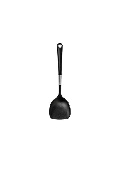 Generic Wok Spatula, Stainless Steel/Black