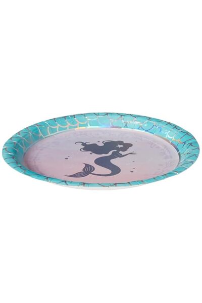 Generic Creative Converting Mermaid Shine Dinner Plate 8 Pieces