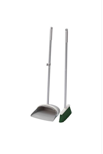 IKEA Faraş süpürge takımı, gri - yeşil, katlanır faraş, 45X28X11