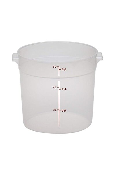 Generic Cambro RFS6PP190 6 Qt Round Container Wirh RFSC6PP190 Translucent Lid