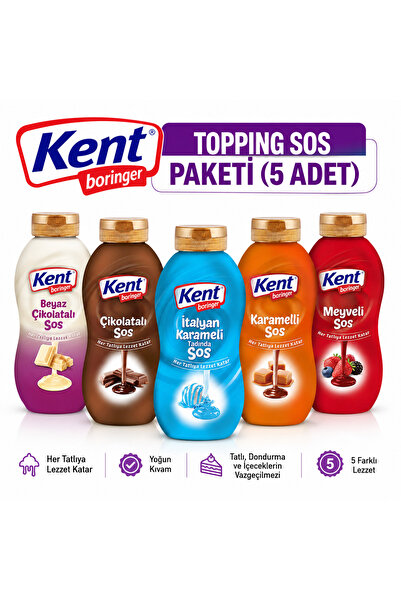 Kent Boringer 5’li Topping Sos Seti