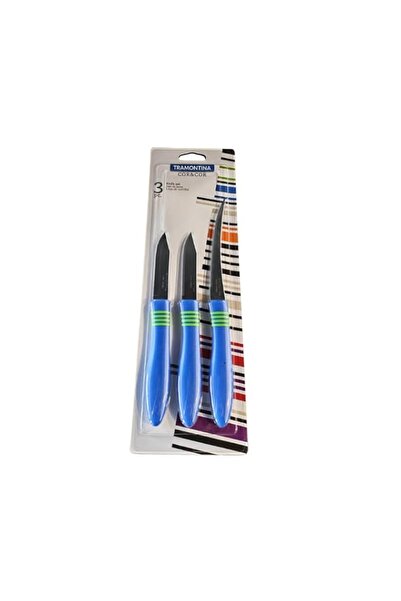 Generic TRAMONTINA Since 1911 Made In Brazil 3 PC KNIFE SET COR & COR