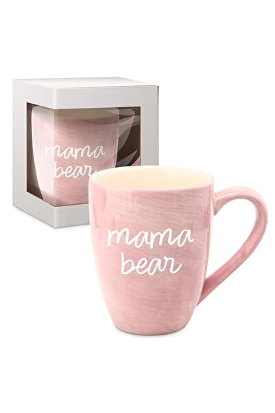 Generic Pavilion Gift Company Mom Life Mama Bear Pink Large 20 oz Ceramic Cof...