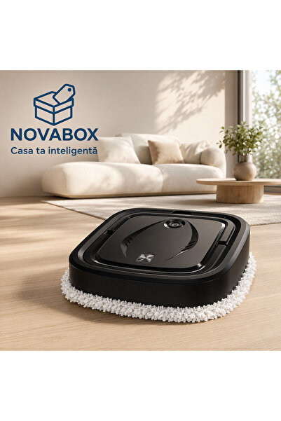 NovaBox Robot de curățare tip mop P6, ștergere umedă și uscată, pulverizare, ...