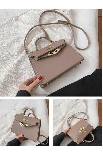 GENERAL Multi Functional Leather Simple Handbag Shoulder Bag for Shopping,Dating,Work