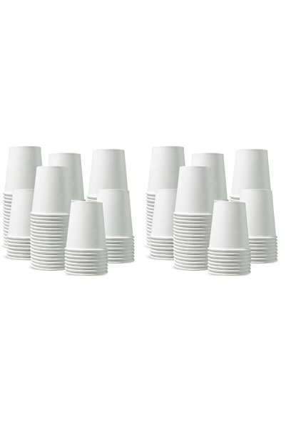 Generic AL FAKHAMA Paper Cups 4oz White Disposable Coffee Cups for Hot & Cold...