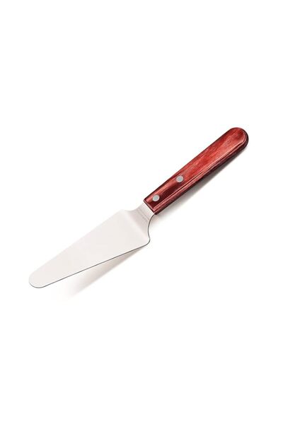 Generic Tramontina 5 Inches Stainless Steel Cake Server with Treated Red Poly...