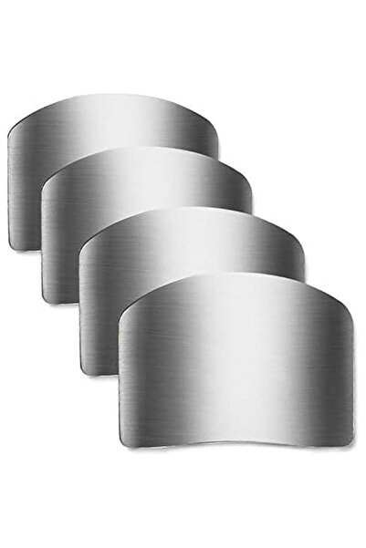 Generic Finger Guards for Cutting, 4 Pcs Stainless Steel Finger Protector for...
