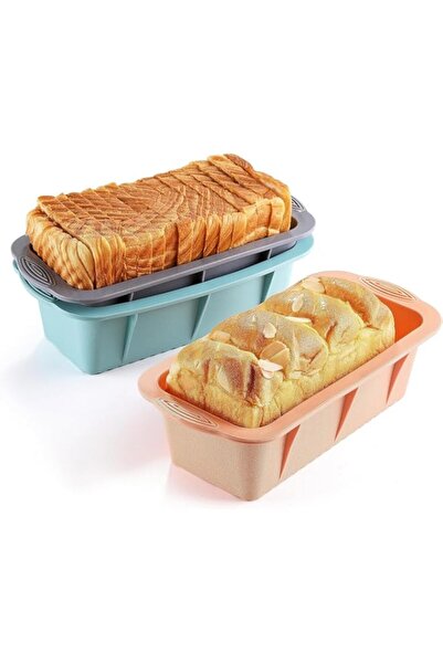 Generic 3Pack Silicone Bread Loaf Pan, Non-Stick Bread Pans for Baking, Easy ...