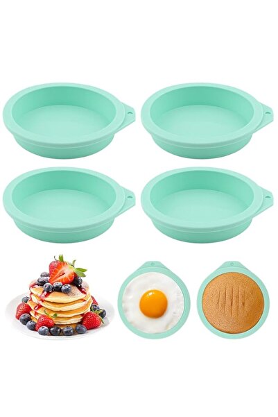 Generic YelaJoy 4 Pcs Air Fryer Egg Molds, 4 Inch Silicone for Baking Muffin ...