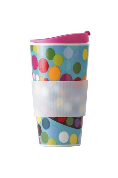 Generic French Bull Travel Mug Bindi 470 ml, Mixed