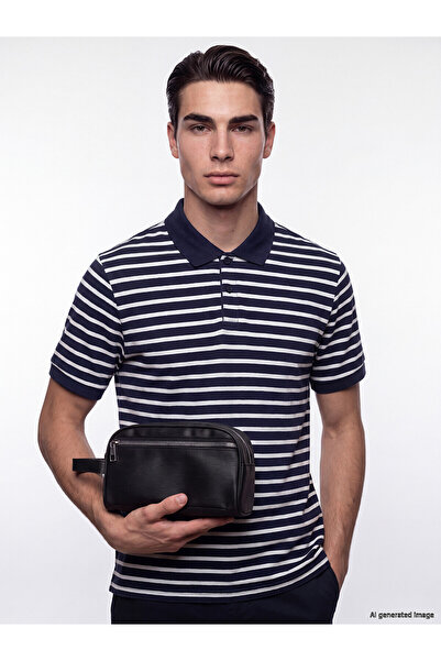 LC Waikiki Trendlucky Leather-Look Men's Handbag with a Difference