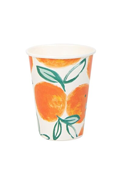 Generic Talking Tables Recyclable Paper Party Cups for BBQ Picnics Lemon & Or...