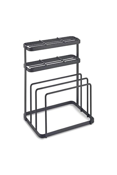 Generic Metaltex Tokyo LAVA Knife & Cutting Board Rack – Matt Black, 15 Knife...