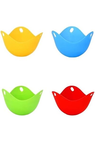 Generic 4-piece reusable egg mold pack, microwave and stovetop safe, stackabl...