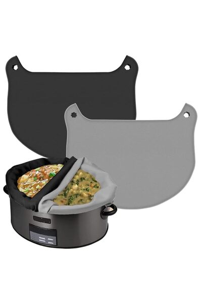 Generic Silicone Slow Cooker Liners, Reusable Slow Cooker Cooking Bags Fit 3-...