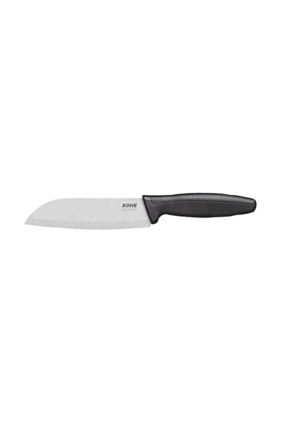 Generic Kohe 41106/CP Santoku Knife, 5.75-Inch Length, Black/Silver