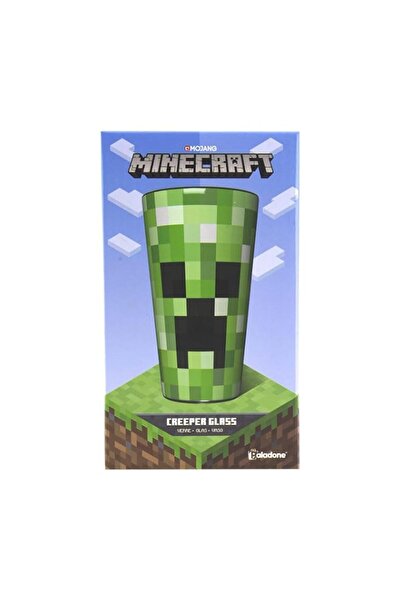Generic Paladone PP6729MCF Pixelated Creeper Glass | Drinking Tumbler 450ml |...