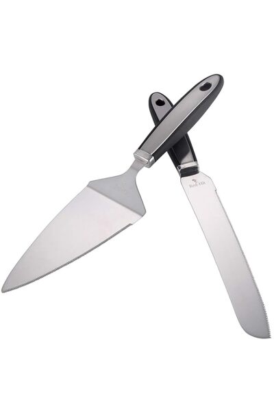 Generic Red-Hit Cake Knife cutter and Spatula Set for Cakes and Baked Goods |...
