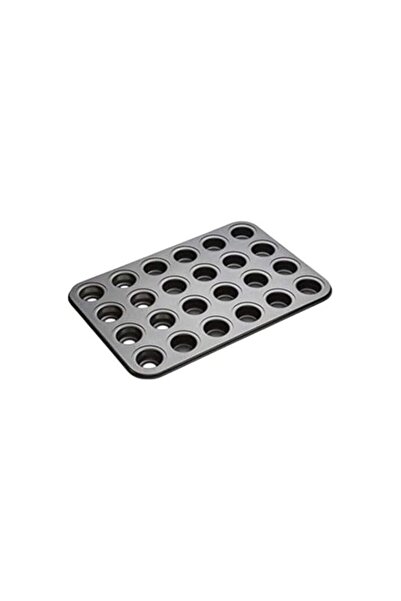 Generic 24-Cup Mini Cake Pan Black 39 X 26Centimeter