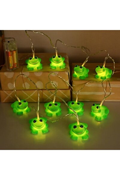 Generic Frog Battery Operated Fairy String Lights, 10 Warm White Micro LEDs, ...