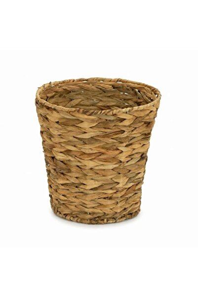 Generic Household Essentials Woven Water Hyacinth Wicker Waste Basket, Natural