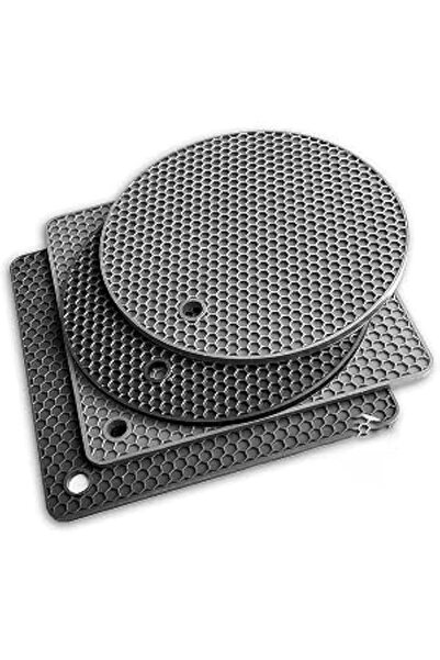 Generic X Spring Silicone Trivet Mat, 18cm Heat Resistant Non Slip Kitchen Ma...