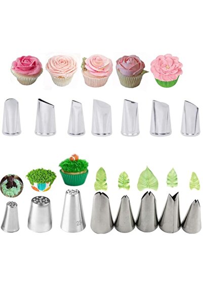 Generic Symphony Wire Fonda Tips, 5 Pcs Set Leaves Stainless Steel Icing Pipi...