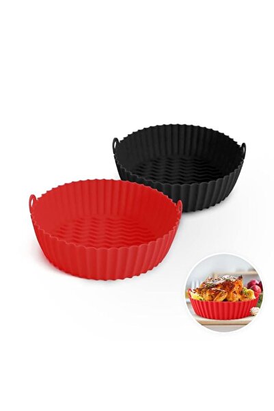 Generic O Ozone Silicone Air Fryer Liner 7.5inch [Pack of 2] Reusable Air Fry...