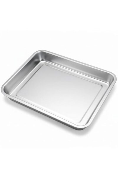 Generic Stainless Steel Oven Tray, Rectangular Baking and Serving Tray (45X35...