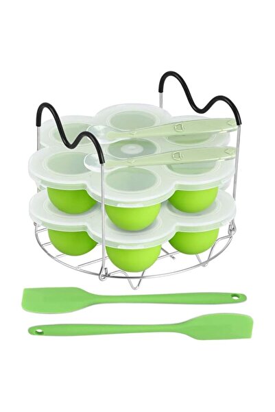 Generic THE WHITE SHOP Silicone Egg Bites Molds and Steamer Rack Trivet with ...