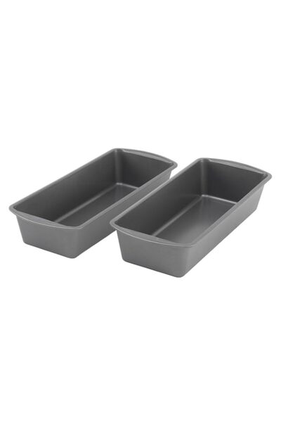 Generic GoodCook Set of 2 Extra Large 13" x 5" Nonstick Steel Bread Loaf Pans...
