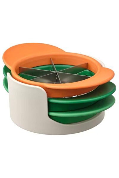 Generic Graidient span ikeaUPPFYLLD Fruit Cutter, Set of 4, Mixed Colours
