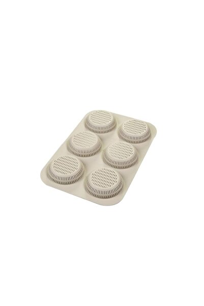 Generic silikomart Burger Bread Silicone Snack Mould, Non-Stick, Pack of 1, M...