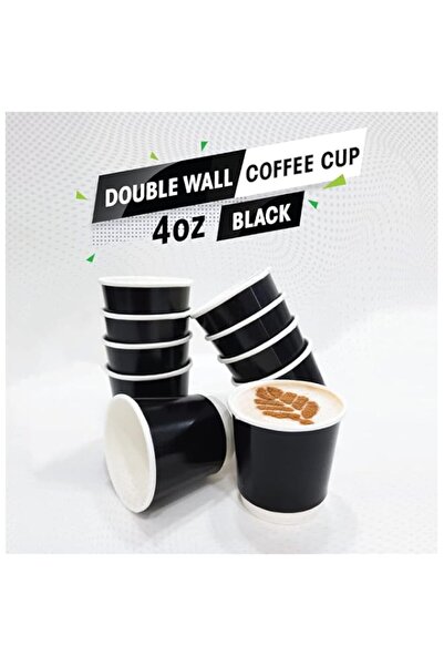 Generic SNH Packing Disposable Double Wall Paper Coffee Cups 25-Pack, 4 oz Ca...