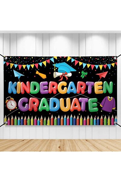 Generic KatchOn, Kindergarten Graduation Banner - 72x44 Inch | Preschool Grad...