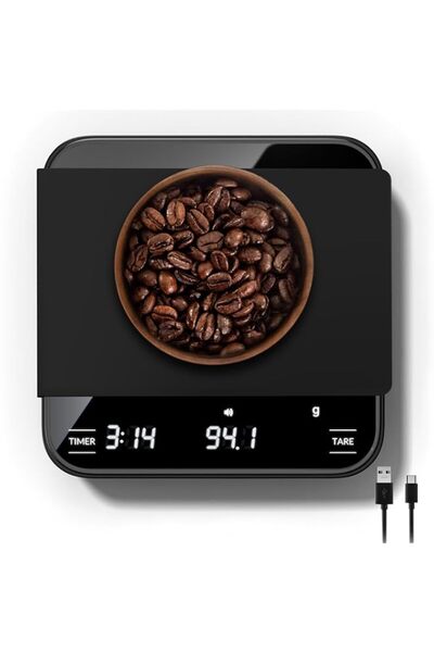 Generic Coffee Scale with Timer, 2kg/0.1g High Precision Drip Espresso Scale ...