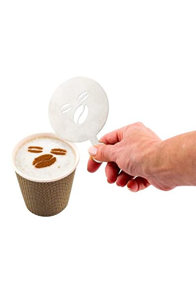 Generic Restaurantware Restpresso Stainless Steel Cafe Bean Coffee Decorating...