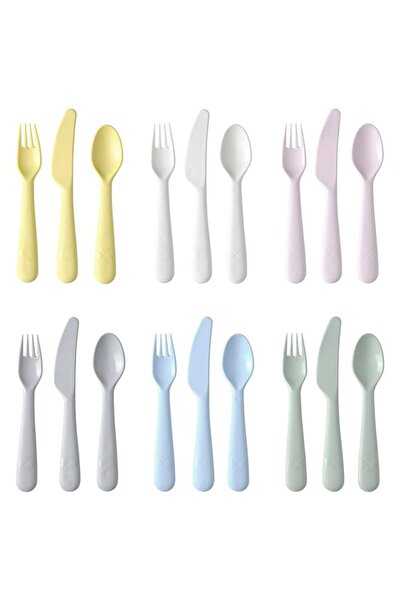 Generic KALAS 18-Piece Cutlery Set, Mixed Colours
