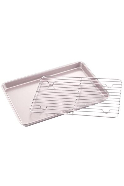 Generic CHEFMADE WK9267 Non-Stick Cookie Sheet with Rack, 13"