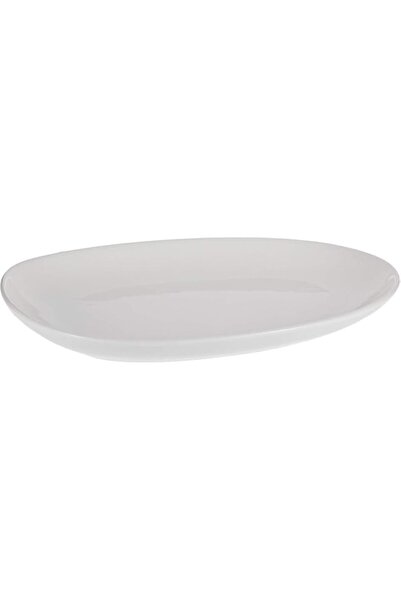 Generic Symphony White Pebble Serving Platter, 218 x 172, 22 cm