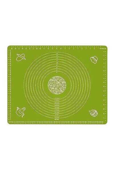 Generic Extra Large Silicone Baking Mat Sheet for Pastry Rolling Dough with M...