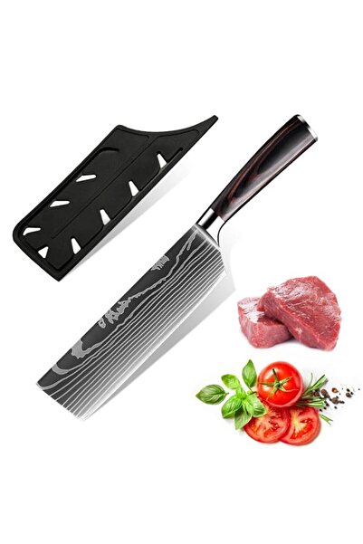 Generic Cleaver Knife 7 Inch, High Carbon Steel Chopper Knives Kitchen with P...