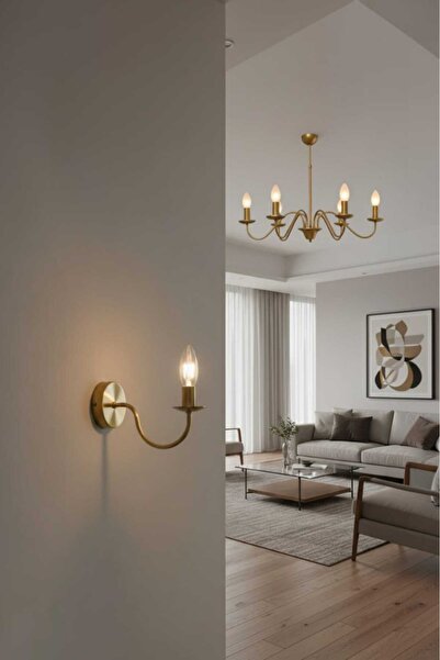BSA LIGHTING VELA TEKLİ ESKİTME MODERN APLİK ( E14 DUYLU) KLASİK ŞIK APLİK