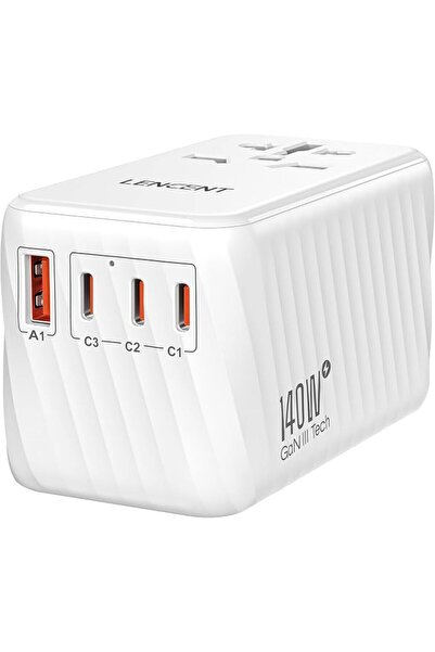 GENERAL Universal Travel Power Adapter All in One Fast Charging Jean Technolo...