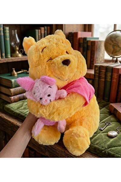 NUREYY AKSESUAR Winnie Pooh ve piglet Peluş oyuncak