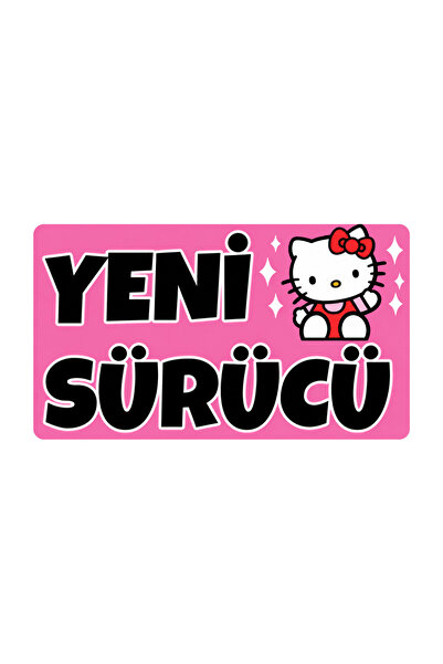 Quart Aksesuar Acemi Sürücü Yeni Sürücü Araba Sticker 18 x 10 cm Motor Cam Ot...